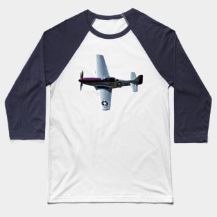 P-51 Mustang Diamondback no background Baseball T-Shirt